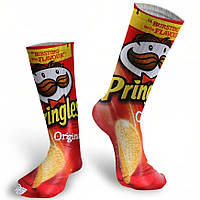 Мужские носки с принтом чипсов Принглс. Pringles Socks. Носки Pringles. Носки с принтом Pringles