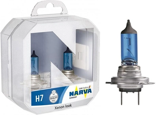 Галогенні лампи в фару авто Н7 12 V 55 W NARVA RPW 4500 K (2 шт.)