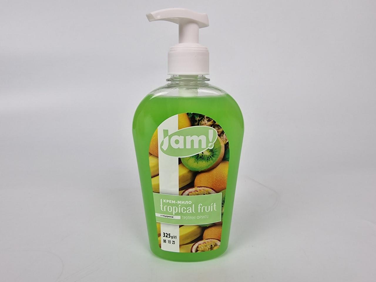 Мило-гель JAM! 325г "Тропічні Фрукти" з гліцерином (1 шт.), фото 1