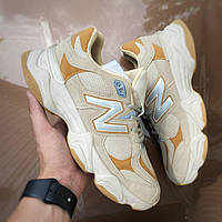 Стильные мужские кроссовки New Balance 9060 Beige 40-44