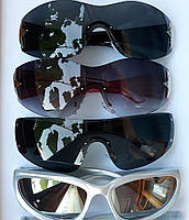 Дефект/брак Сонцезахисні чоловічі жіночі окуляри із зірками Спортивні окуляри від сонця із зірочкою з боків У2К