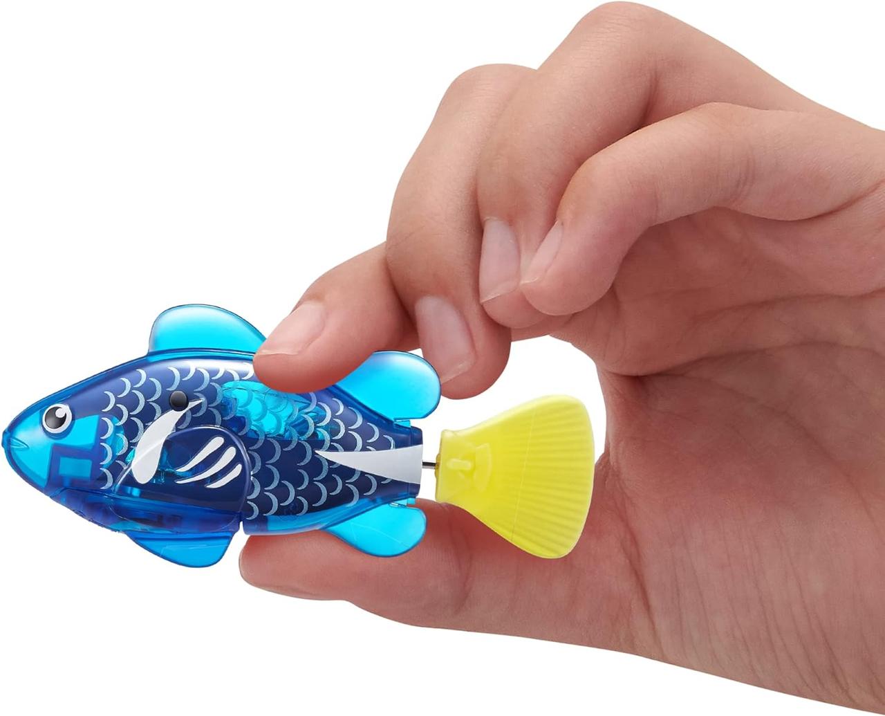 Інтерактивна іграшка Robo Alive Robo Fish Robotic Swimming Fish Роборибка Синя 7199B
