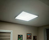 Світлодіодна Led-панель матова заливка для стелі Армстронг універсальна 40 W 3200 Lm 595x595 мм 220V Lebron, фото 3