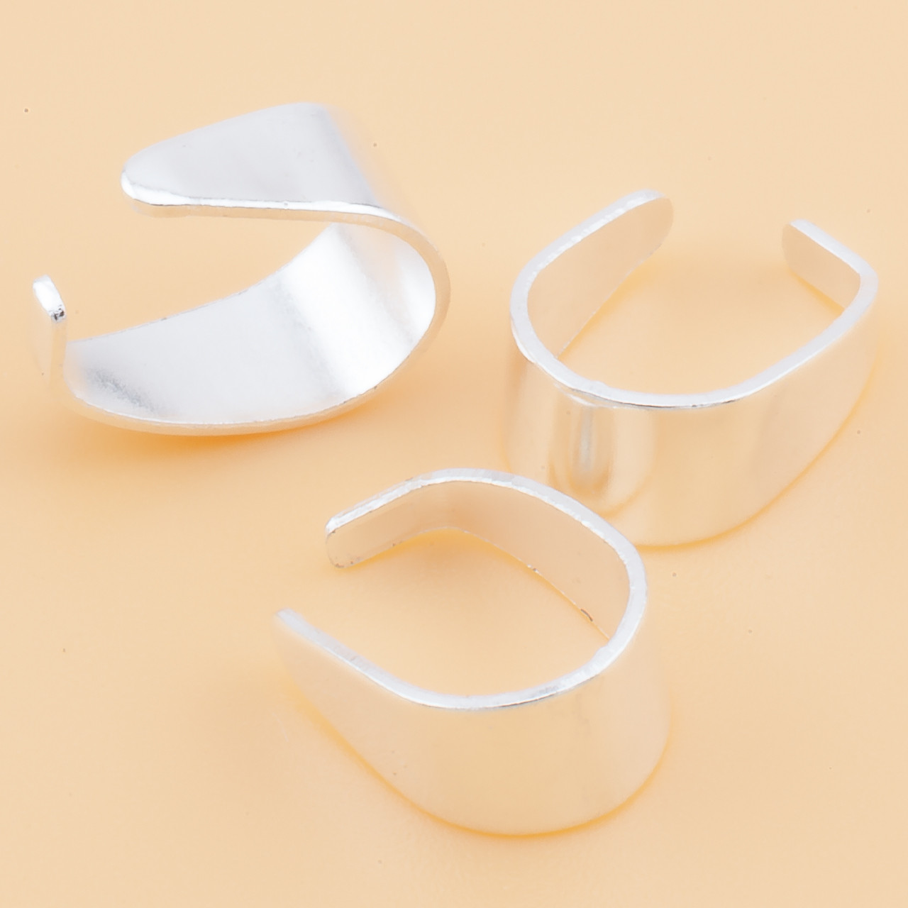 Тримач кулону +-50 шт. 9х6х4 мм Сріблястий, фото 1