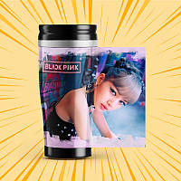 Термокружка Black Pink 018