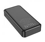 Повербанк Power Bank зі швидкою зарядкою Hoco J102A 20000mAh USB/Type-C PD20W+QC3.0 чорний, фото 3