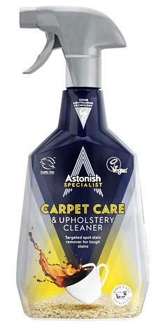 Спеціальний плямовивідник для килимів та текстильних поверхонь Astonish Carpet & Upholstery 750 мл