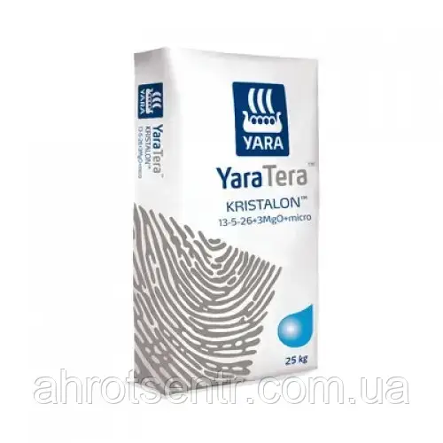 Добриво YaraTera Kristalon ЯраТера Кристалон 13-5-26 25 кг Нідерланди