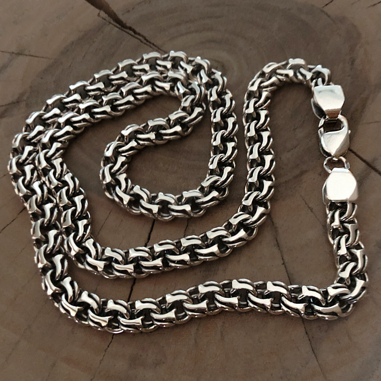 Срібний ланцюжок Козацький Бісмарк, фото 1