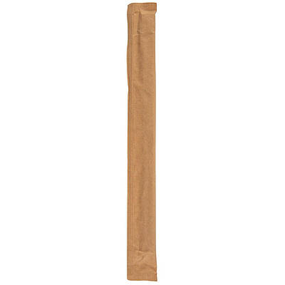 Бамбукові палочки для суші темні в індивідуальній упаковці 23см