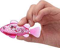 Интерактивная игрушка Robo Alive Robo Fish Robotic Swimming Fish Роборыбка Розовая 7199D
