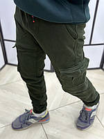 Чоловічі штани спортивного стилю «Карго» з кишенями з боку.