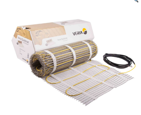 Двожильний нагрівальний тонкий мат 225 Вт, 0,5х3 м Veria Quickmat 150, фото 1
