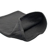 Зимовий чорний бафф флісовий Теплий шарф-труба на флісі Black, фото 3