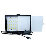 Світлодіодна прямокутна лампа 19х12,5см Ring Fill Light з кольоровими фільтрами та штативом 2м для фото відео, фото 8