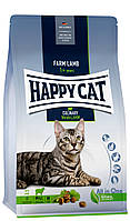 Сухой корм для кошек Хеппи Кет пастбищный ягненок Happy Cat Supreme Adult 4 кг