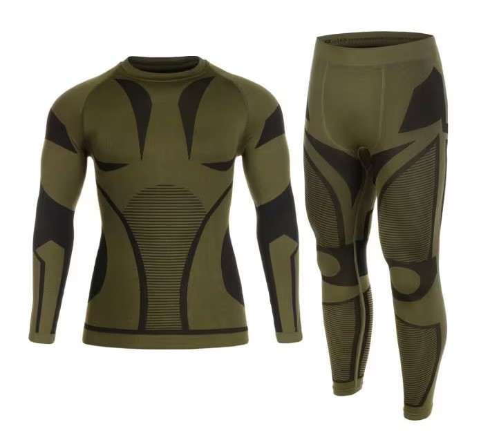 Термоактивна білизна Mil-Tec 4-Way Stretch Performance Olive L-XL