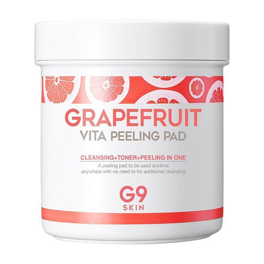 Пілінг-диски для обличчя з екстрактом грейпфрута G9Skin Grapefruit Vita Peeling Pad 100 шт