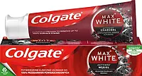 Зубна паста Colgate Max White Charcoal Optic white відбілююча з вугіллям 75 мл