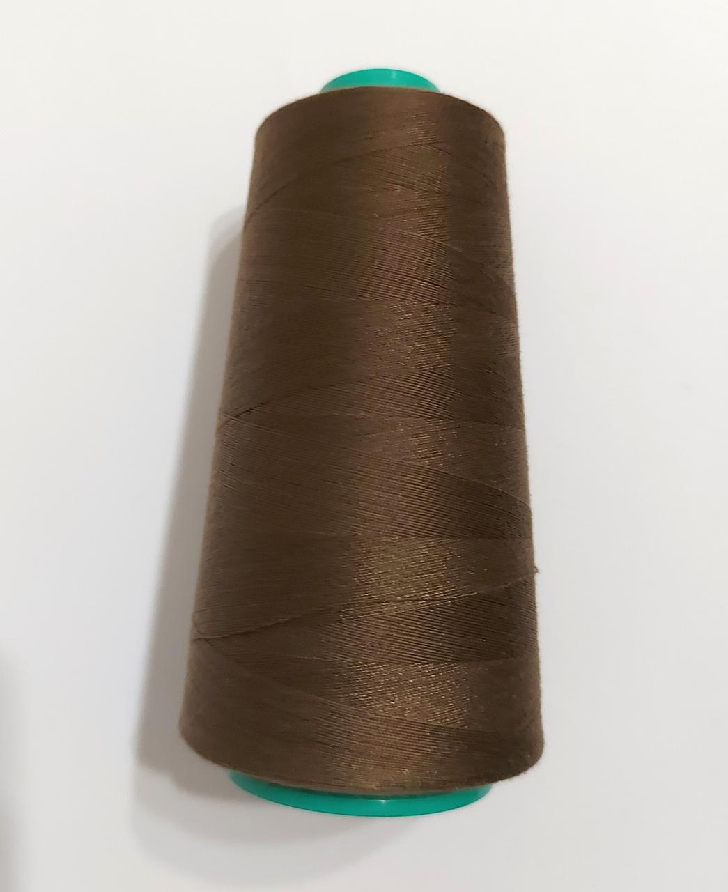 Нитки для шиття 40\2 , 5000 ярдів (4500 м) поліестер 100% , коричнева приглушена 476