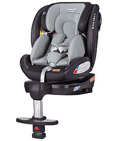 Автокрісло CARRELLO Asteroid+ (0+1+2+3, ISOFIX з поворотом та опорною стійкою) CRL-15801 Marble Grey Сірий