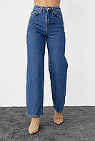 Женские джинсы палаццо с высокой посадкой - джинс цвет, 42р (есть размеры)