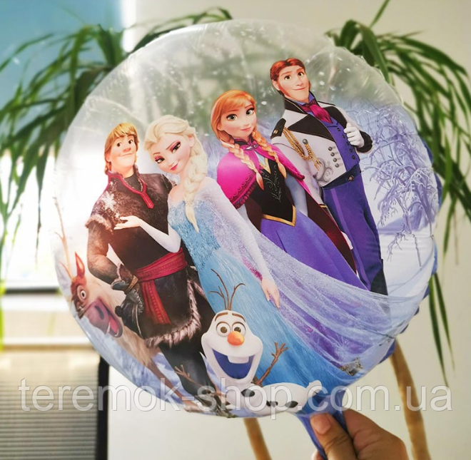 Фольгована дитяча куля Холодне серце 45 см 18", фото 1