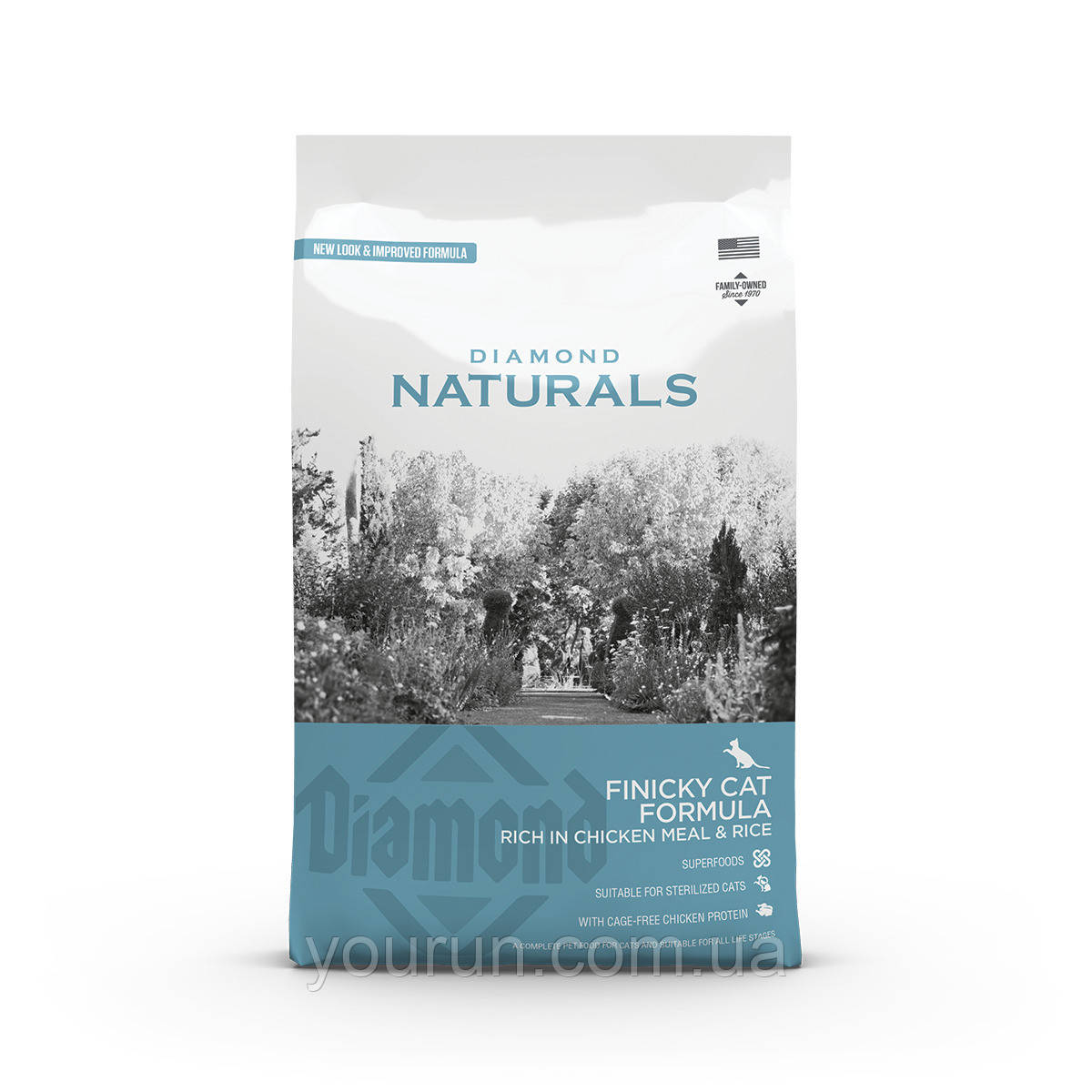 Diamond Naturals Finicky Cat Chicken&Rice – Сухий корм для кастрованих котів та стерилізованих кішок 3 кг