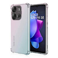 Чохол Fiji Proof для Tecno Spark Go 2023 (BF7 / BF7n) бампер з посиленими бортами Transparent