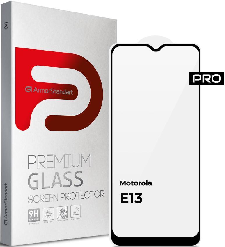 Захисне скло ArmorStandart Pro для Motorola E13 Black (ARM66133)
