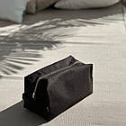 Велика косметична сумка 26*14*12 см організовує (чорний), фото 3