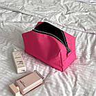 Просторий косметичний мішок 26*14*12 см організувати (рожевий), фото 5