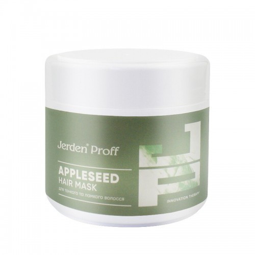 Маска зміцнююча з олією насіння яблука з пантенолом Jerden Proff Appleseed Hair Mask 300 мл