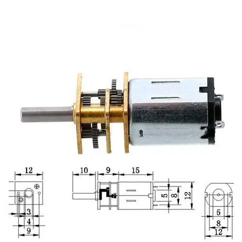 РњРѕС‚РѕСЂ СЂРµРґСѓРєС‚РѕСЂ РјРёРєСЂРѕ РјРѕС‚РѕСЂС‡РёРє 12GAN20 200 РѕР±/РјРёРЅ 12Р’, фото 1