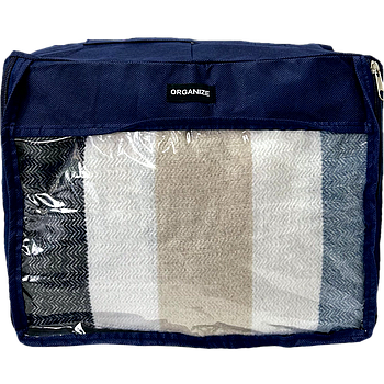 Середня дорожня сумка для речей 30*27*12 см організовує (синій)
