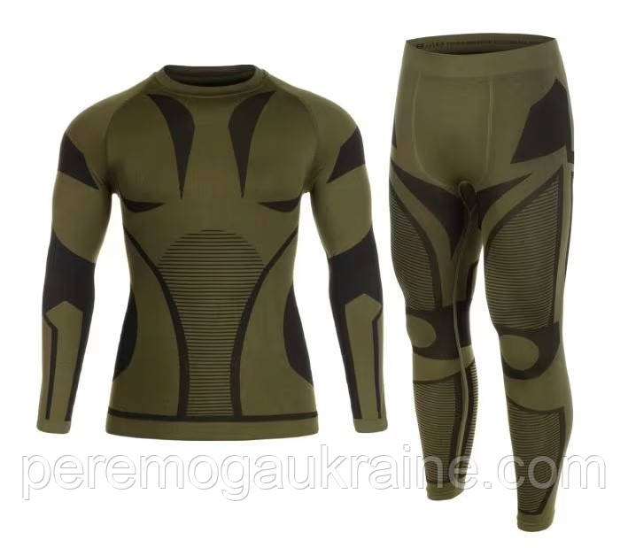 Термобілизна Mil-Tec 4Way Stretch Performance Olive 11225001 L-XL
