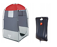 Туристическая палатка для душа или туалета +емкость под воду 20 л