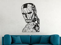 Декоративное панно на стену: "Железный человек". Картина на стену, 25 см
