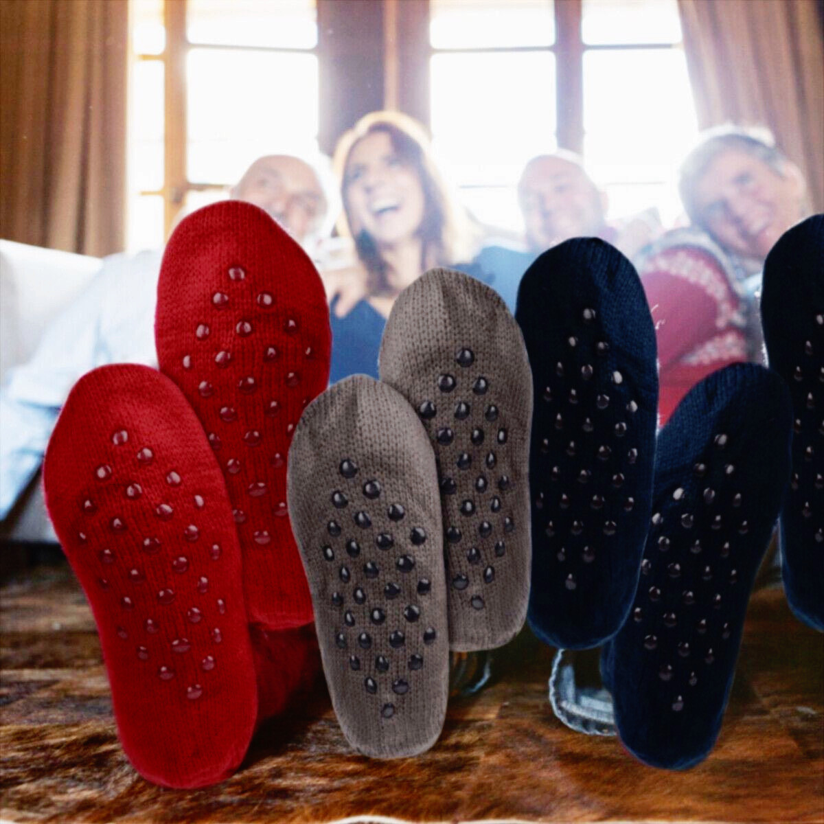 Шкарпетки антиковзні Huggle Slipper Socks, Шкарпетки — капці