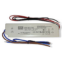 Блок живлення драйвер Mean Well 60W 9~34V 1750mA LPC-60-1750, фото 2