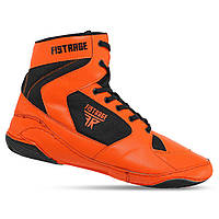 Обувь для борьбы борцовки на шнуровке FISTRAGE VL-4171-3 (размеры 35-45, оранжевый)