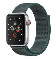 Нейлоновый ремешок Sport Loop Band для Apple Watch 3/4/5/6/SE/SE 2 (38/40 mm) - Зеленый