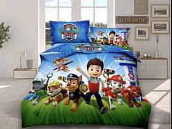 Дитяча фланелева полуторна постільна білизна/Комплект постільної білизни