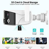 IP камера відеоспостереження широкоформатна 180° 4K 8MP WIFI IP BESDER Duo N4-8MP-EU, фото 5