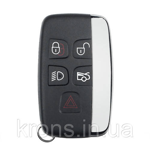 Ключ заготівка, корпус під чип, 5 кн, Jaguar F-Pace XE XF XFL XJ XJL