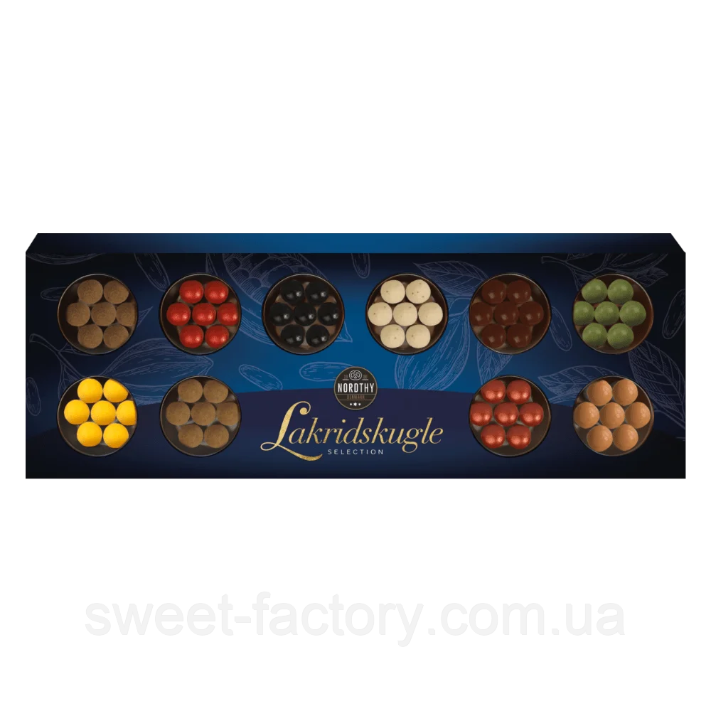 Набір цукерок Nordthy Lakridskugle Selection Box 400g