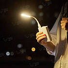 3 шт. USB лампа ліхтарик Xiaomi ZMI Portable USB LED Prime 5 рівнів яскравості Оригінал Білий (AL003), фото 8