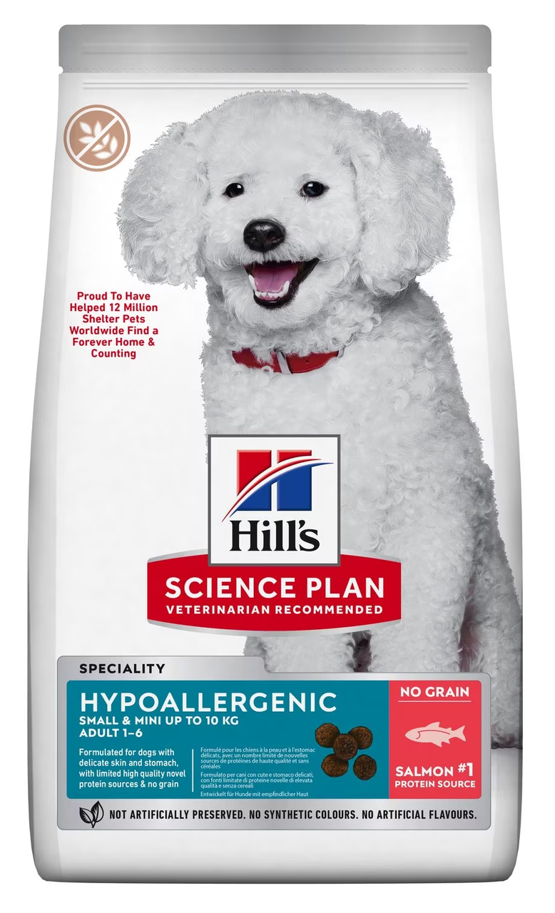 Hill's Science Plan Adult Small & Mini Dog Hypoallergenic гіпоал. корм для собак дрібних порід Лосось - 6 кг
