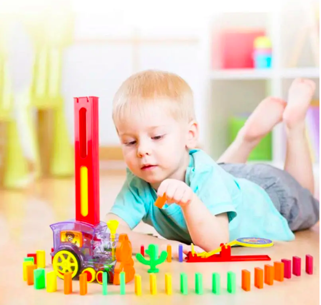 Музичний Паровозик-Доміно світло, музика, фото 1