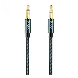 Аудіо-кабель Hoco UPA03 Noble sound 3.5mm (тато) - 3.5 mm (тато), 1m Dark Gray